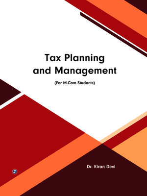 cover image of Tax Planning and Management